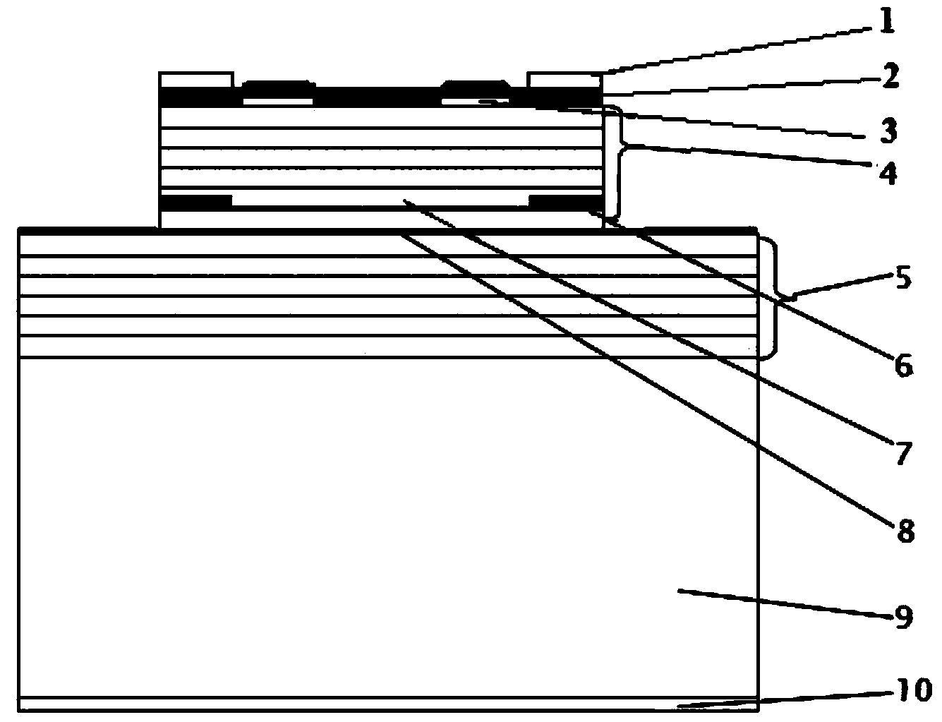 Vertical-cavity surface-emitting semiconductor laser