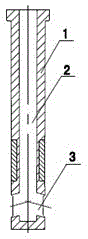 Thin billet plate fast-to-replace submerged nozzle