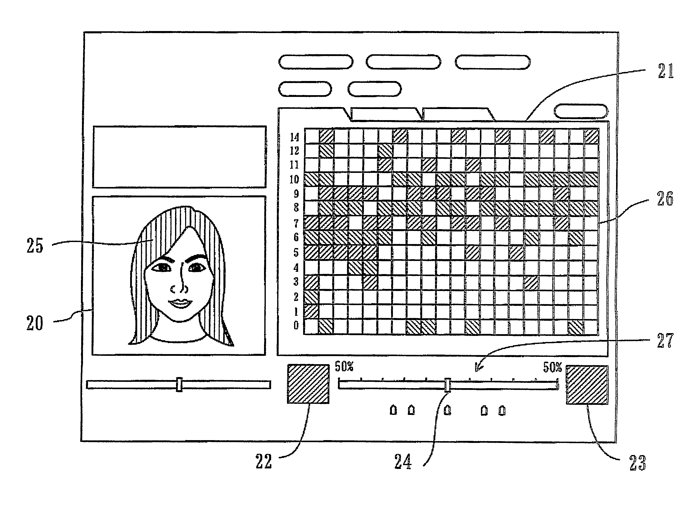 Color simulation system for hair coloring