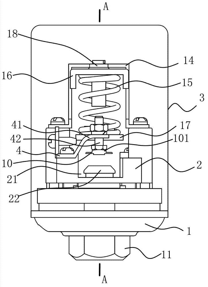 Automatic pressure controller of electric pump