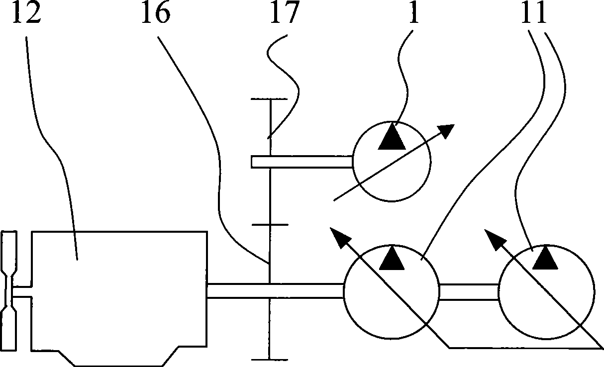 Prime move output torque equalising control device