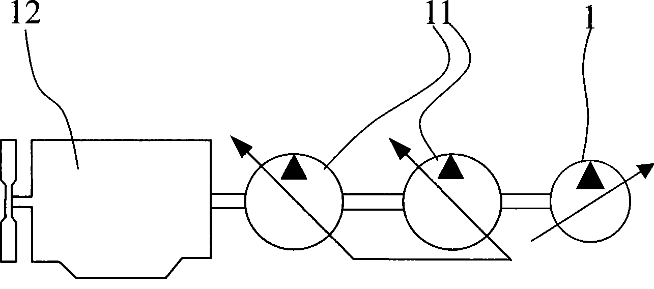 Prime move output torque equalising control device