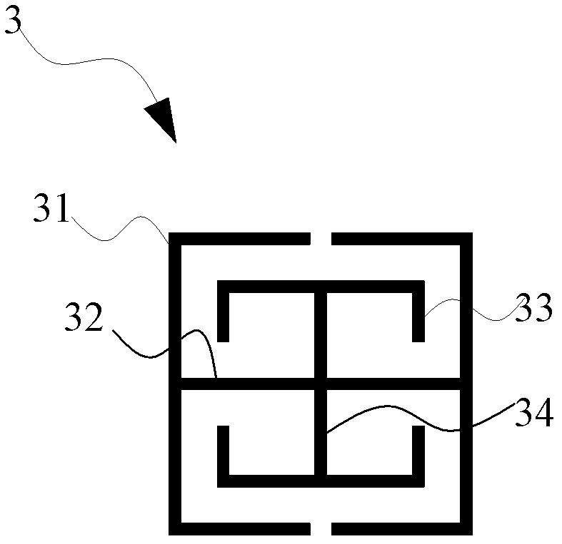 Negative permeability metamaterial