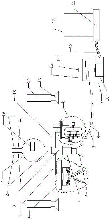 Alga removing device