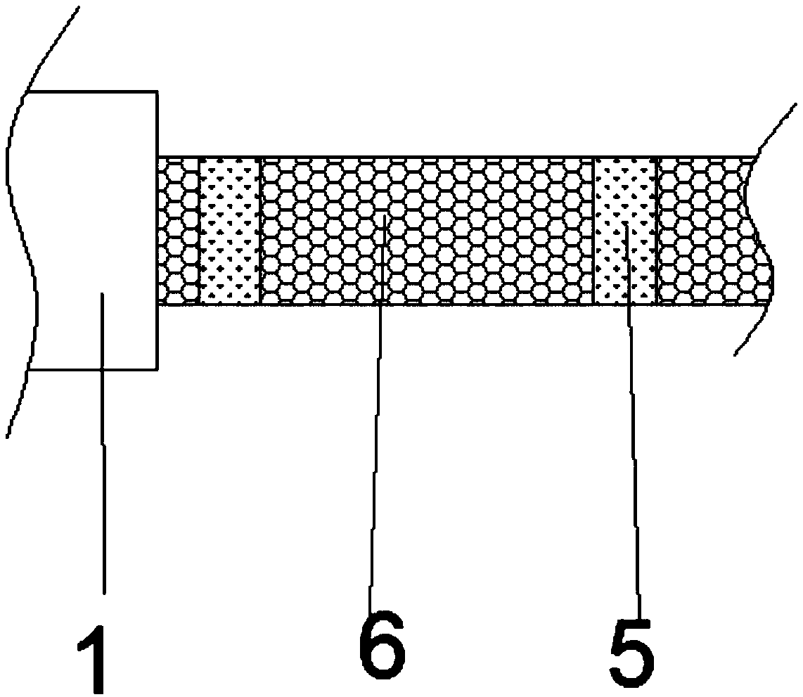 A fire-and moisture-resistant subway cable