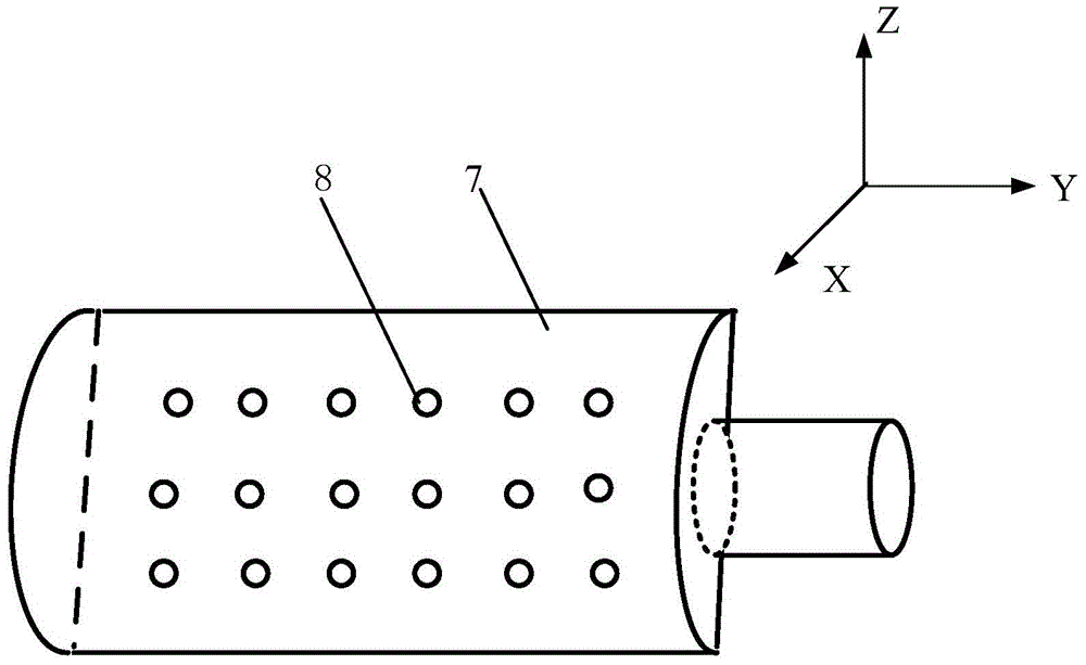 Particle dispensing device for PIV based internal flow field measurement of ventilated cavity