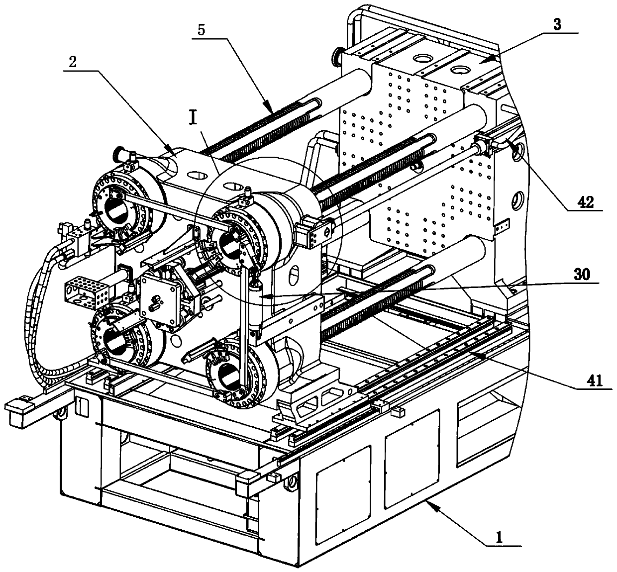 High-precision and high-efficiency injection molding machine