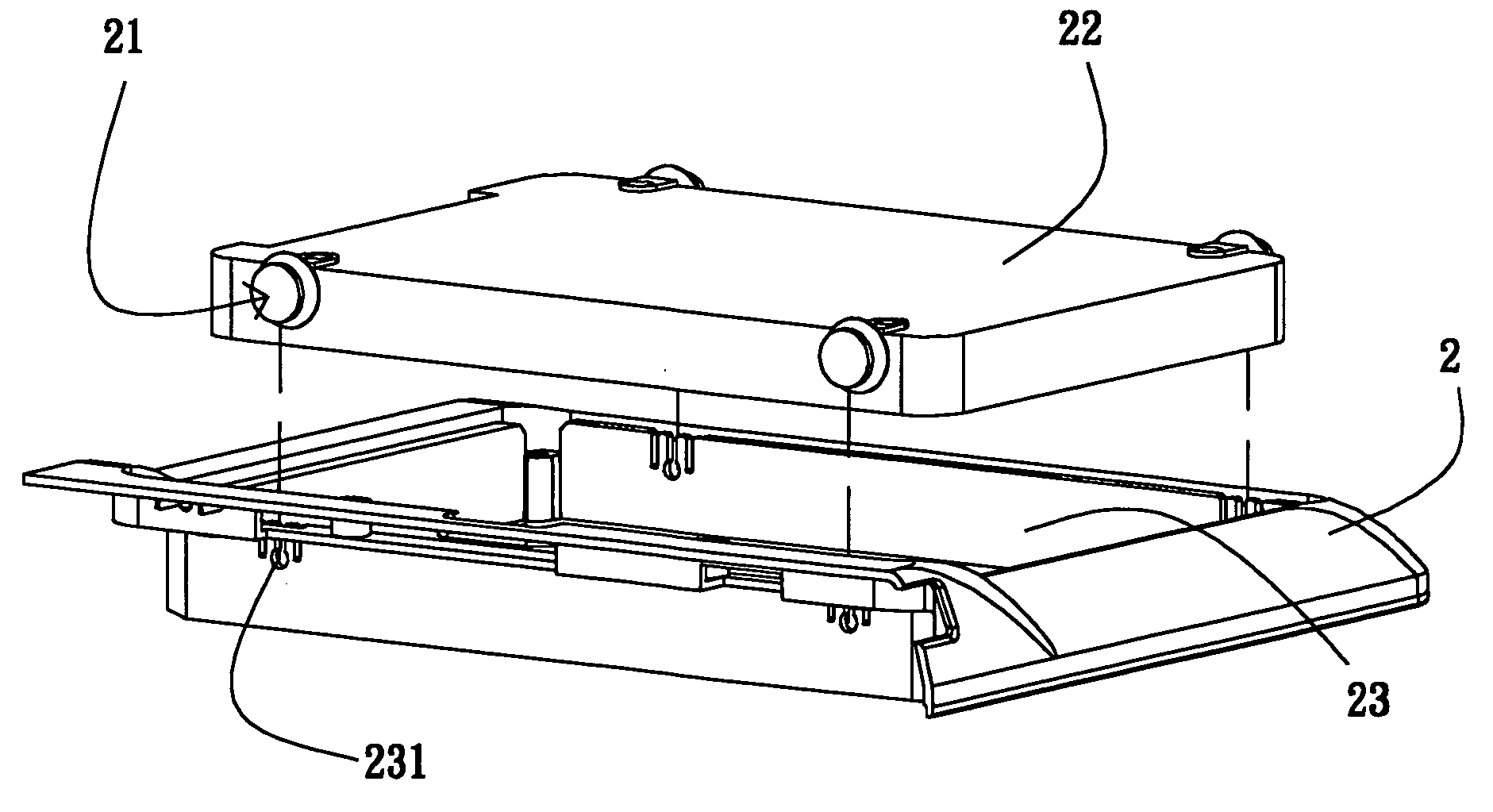 Fastener and electrical apparatus