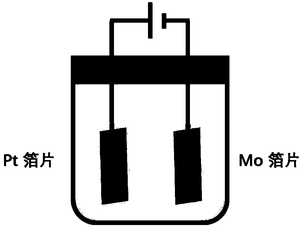 Preparation method for single-layer MoS2-WS2 transverse heterojunction