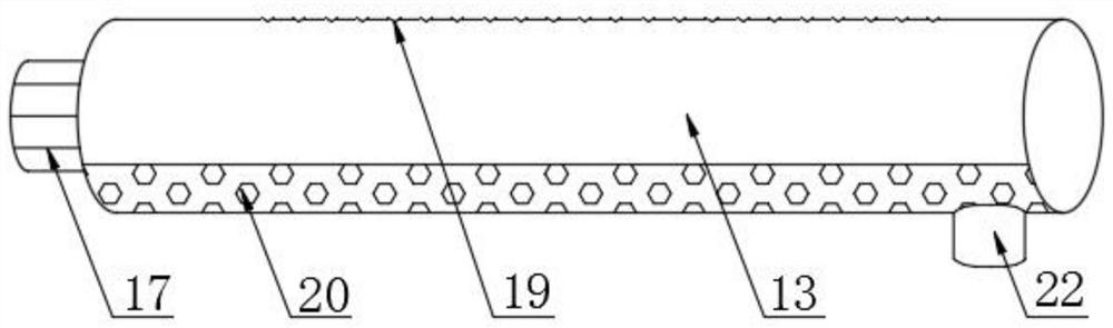 Sand and gravel crushing device for construction engineering