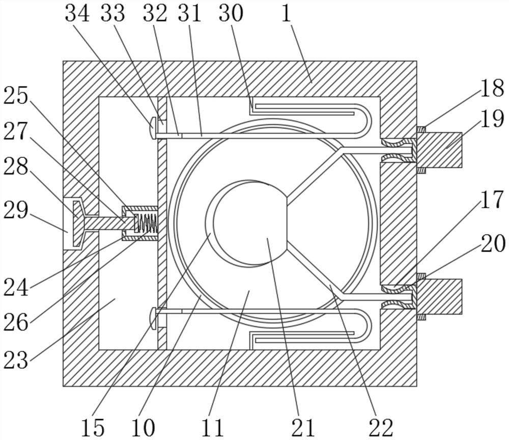 Large module MOV mounting assembly with explosion-proof and pressure-relief functions for MOV chip