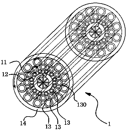 A heat exchanger suitable for high temperature and wide pressure difference and its heat exchange mechanism