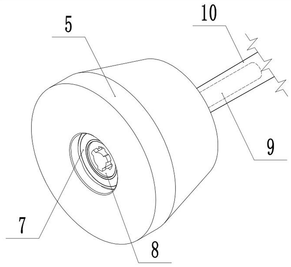 Bone tunnel preparation device for knee joint ligament reconstruction