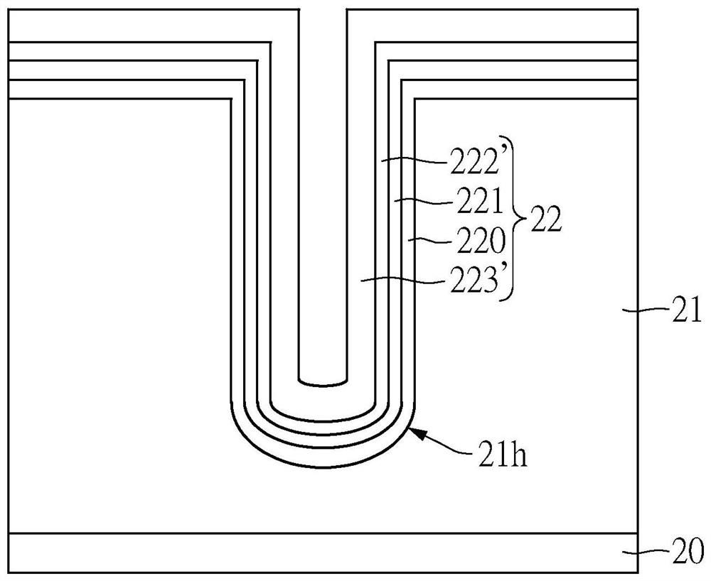 Trench type power semiconductor element and manufacturing method thereof