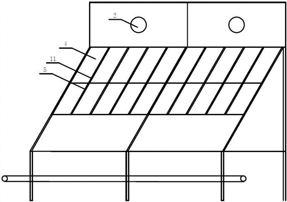 Vertical high-temperature environmental protecting briquette drying oven