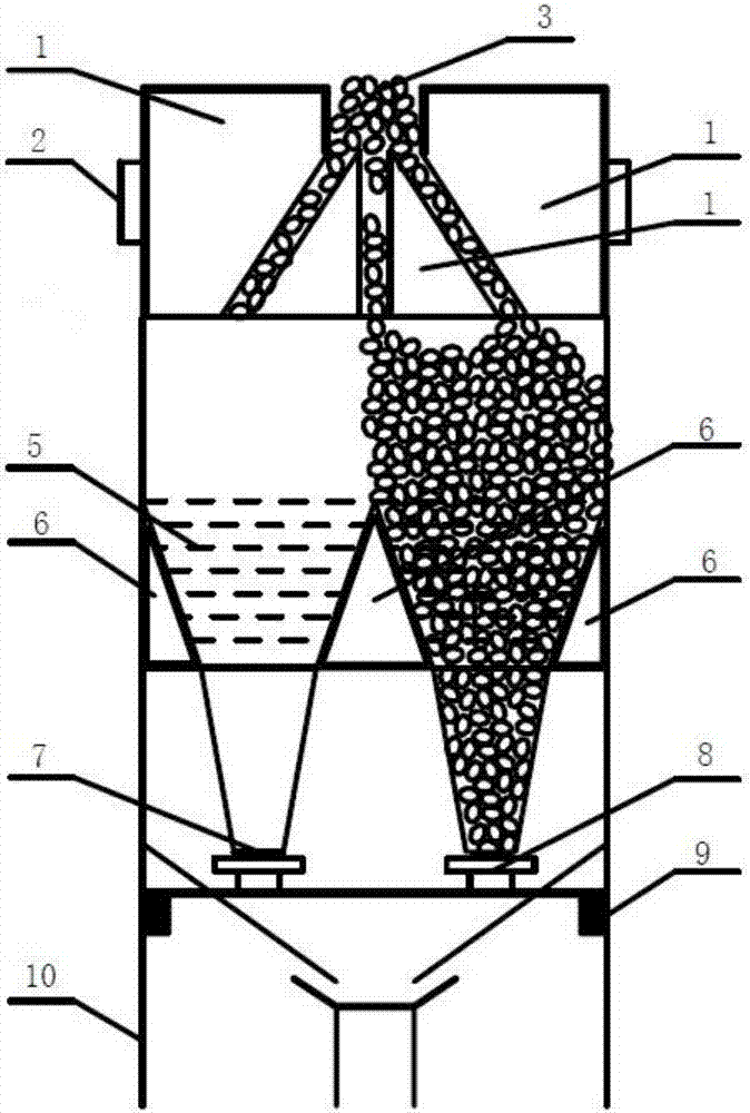 Vertical high-temperature environmental protecting briquette drying oven