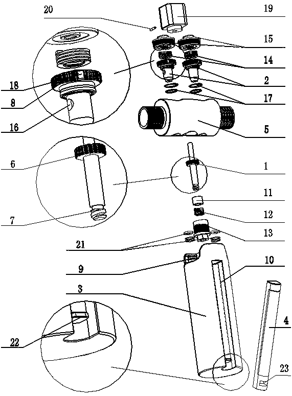 Water purification device for intelligent closestool washing