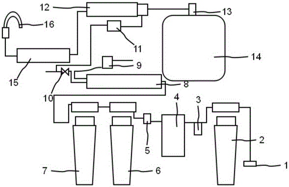 Activated carbon water purifying system