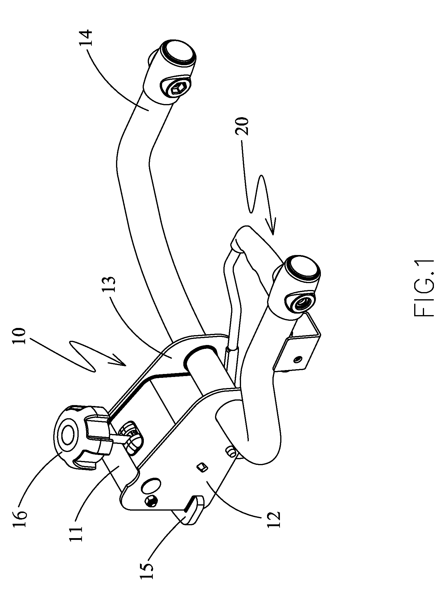 Coupling Device for Connecting Bicycle Rack to Hitch Ball