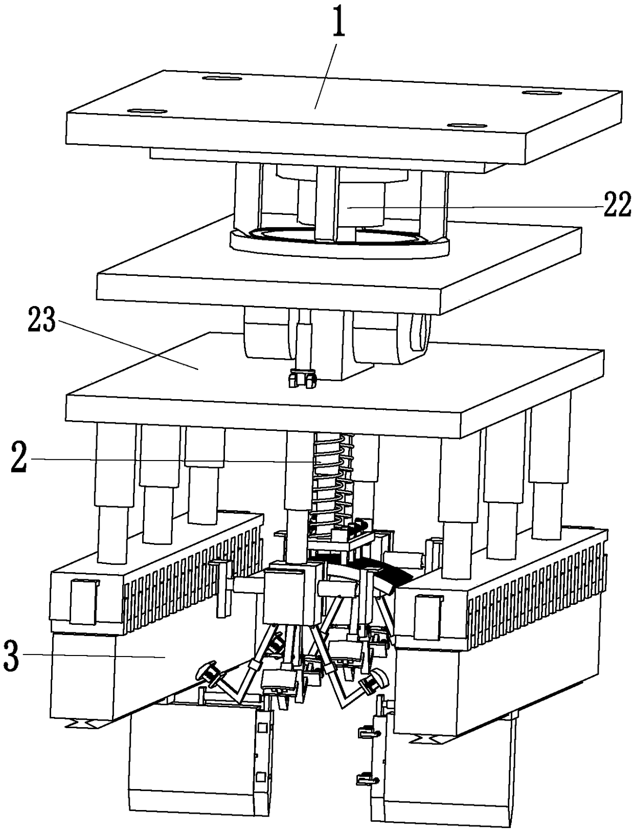 Wastewater treatment equipment hanging bracket