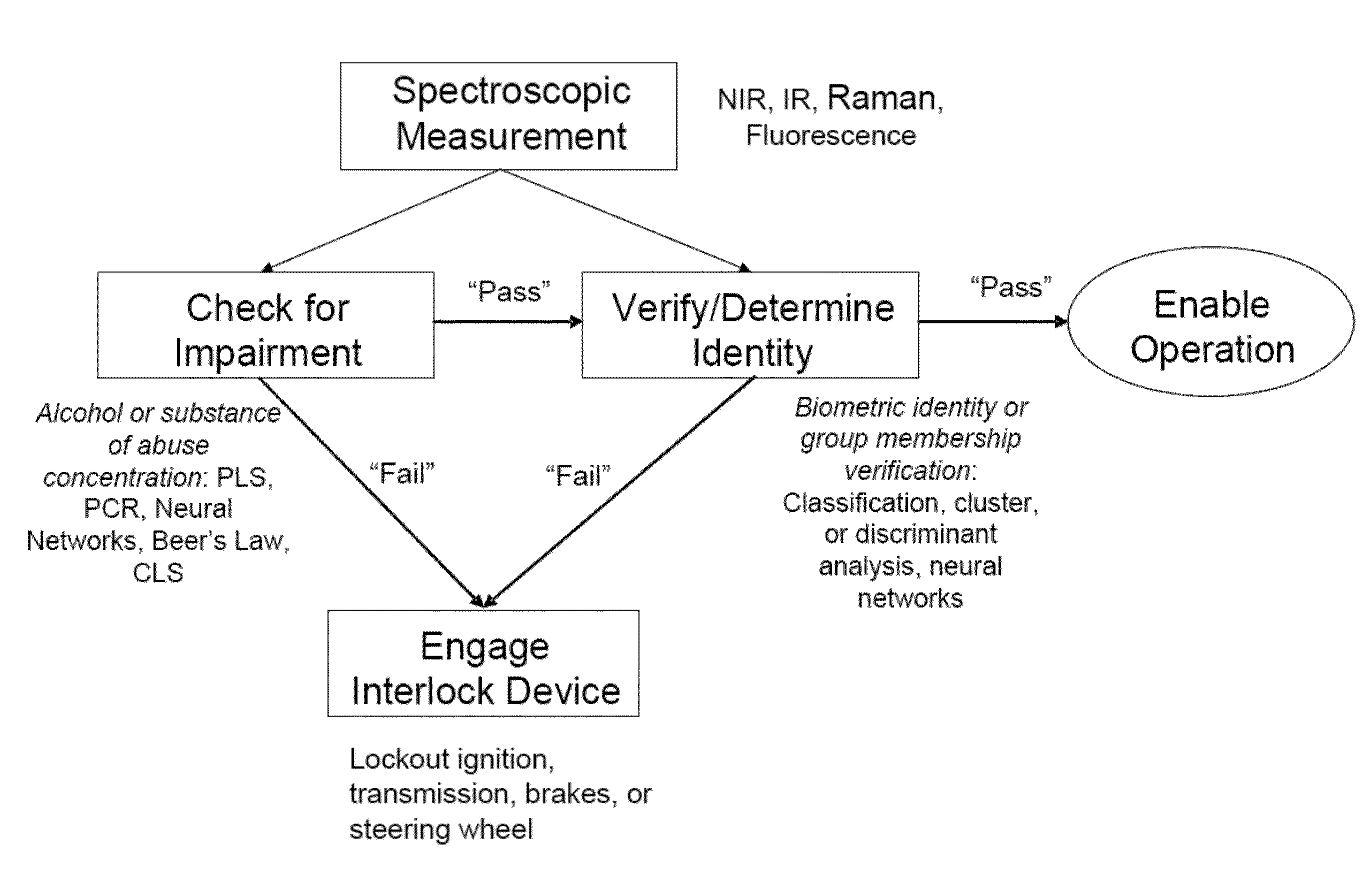 System for noninvasive determination of analytes in tissue