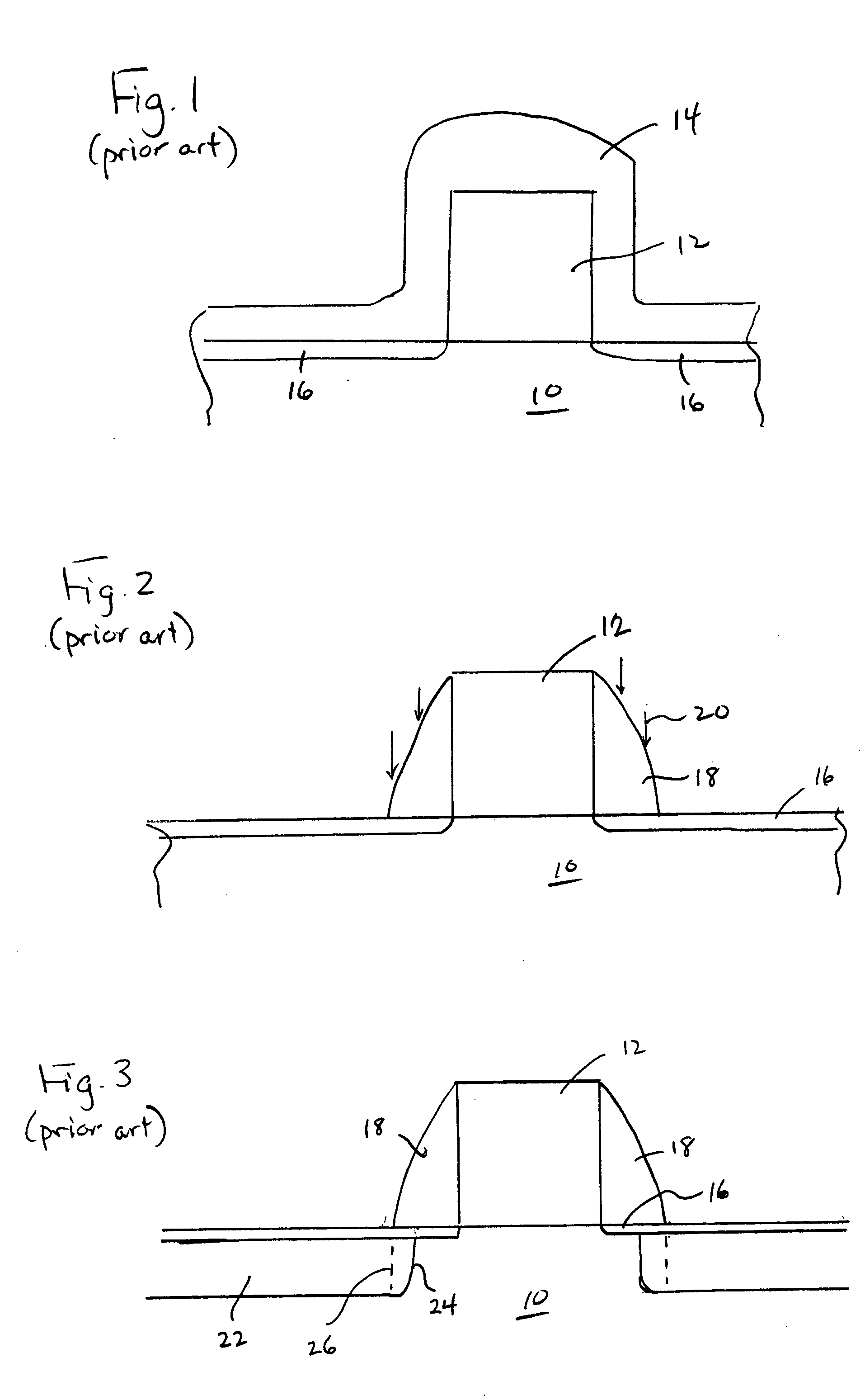 Method for forming rectangular-shaped spacers for semiconductor devices