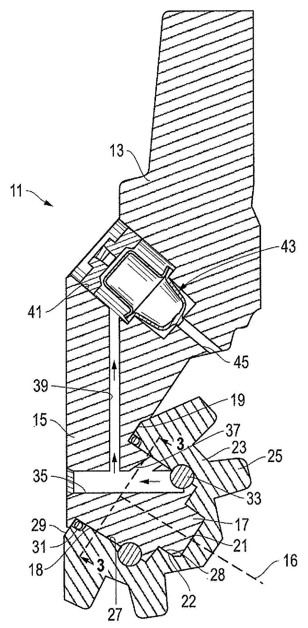 Downhole tool bearing system containing diamond enhanced materials