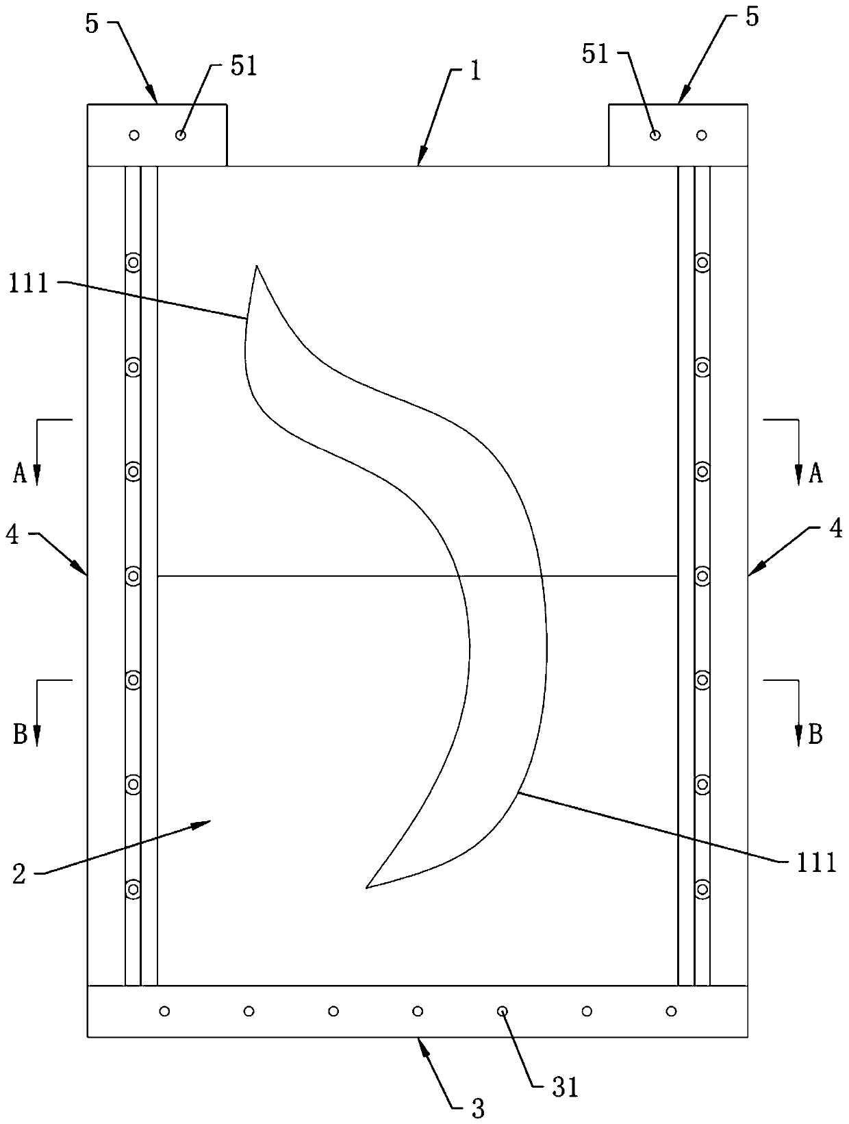 Copper art sculpture structure and mounting method thereof