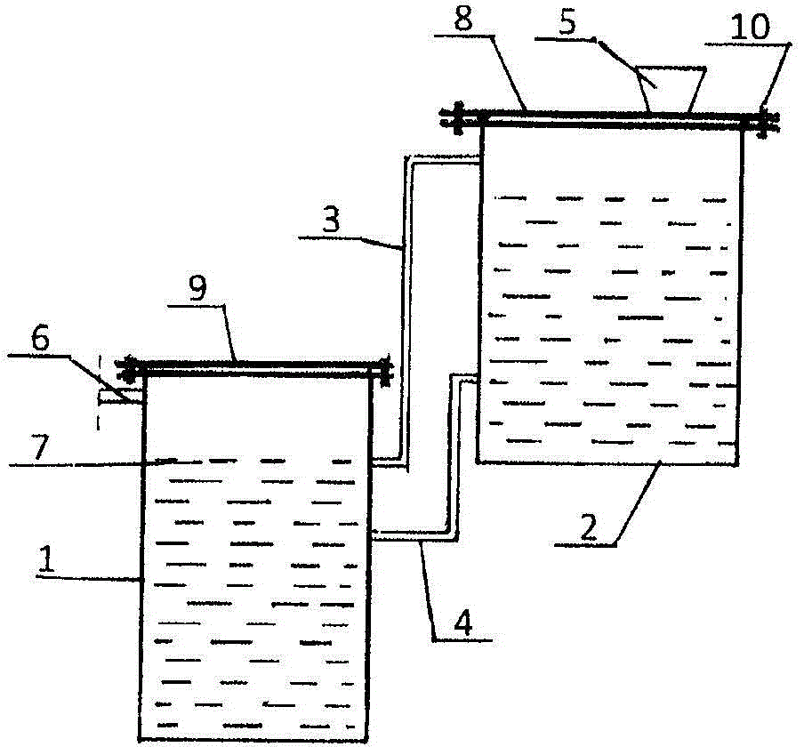 Automatic water adding device for steam tank