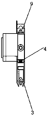 Horizontal sealing upper cutter device for packing machine