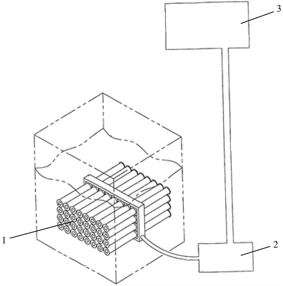 Filter system for built-in containment refueling water storage tank