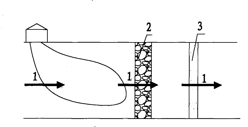 Organism remediation method of underground water nitrate pollution for solving nitrite accumulation problem