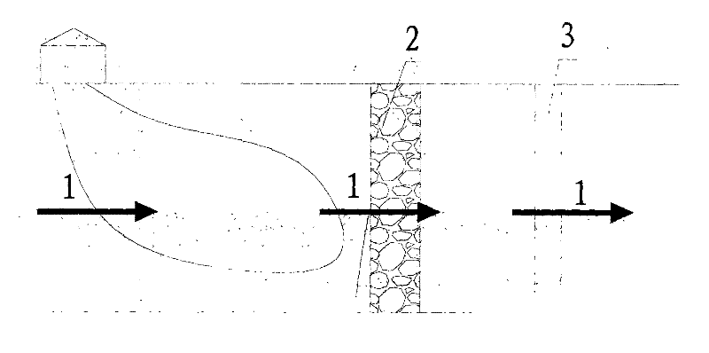 Organism remediation method of underground water nitrate pollution for solving nitrite accumulation problem