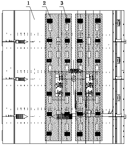 Method for conducting linkage transportation on ship master segment through flat cars