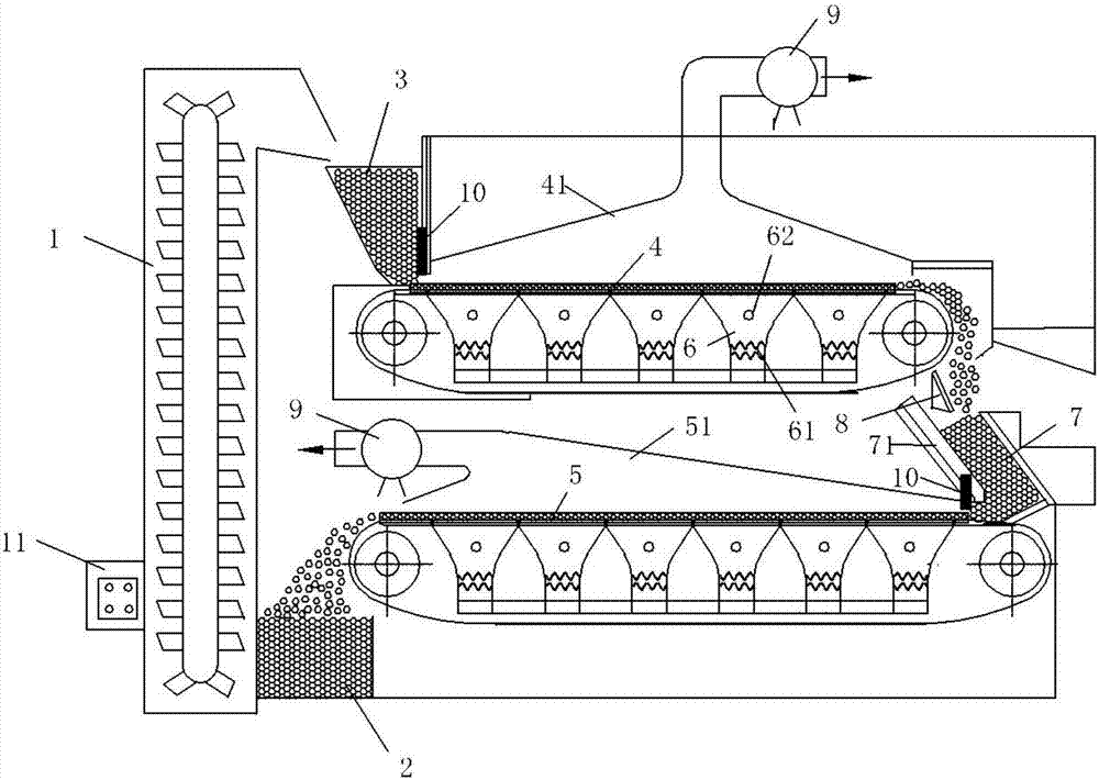 Composite electric heating grain dryer