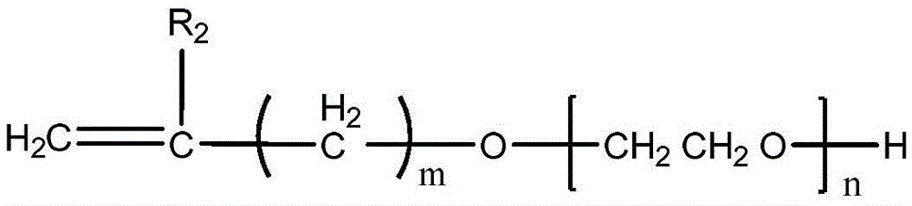 Polycarboxylate water reducer containing modified water-soluble acrylate and preparation method thereof