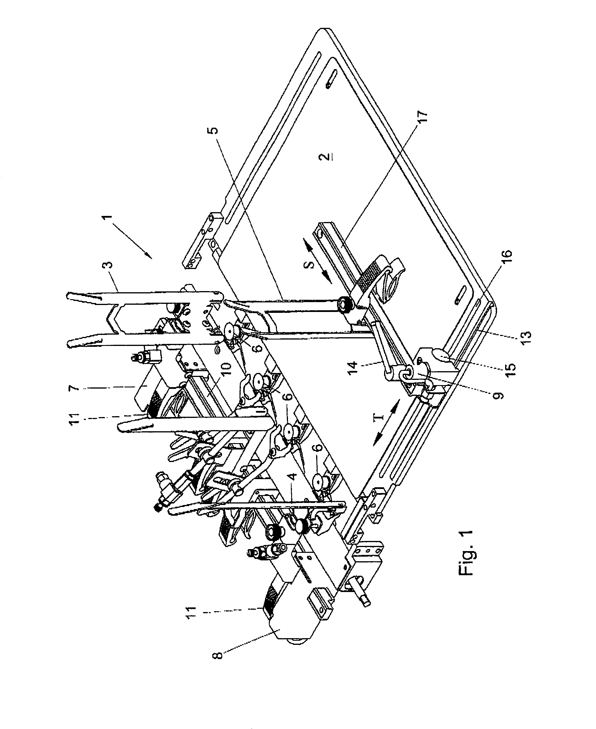 Feeder provided with automatic size recognition for a packaging line