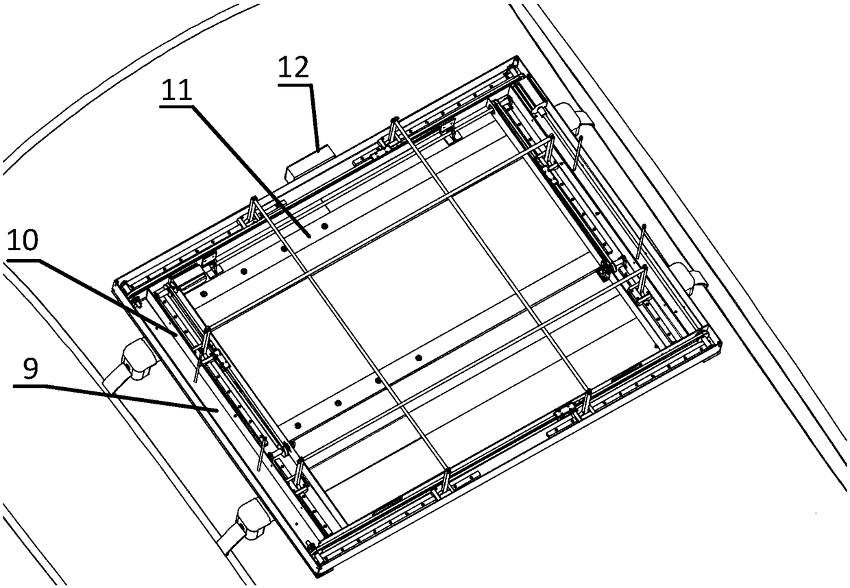 A vehicle-mounted take-off and landing fixed platform for a rotary-wing unmanned aerial vehicle