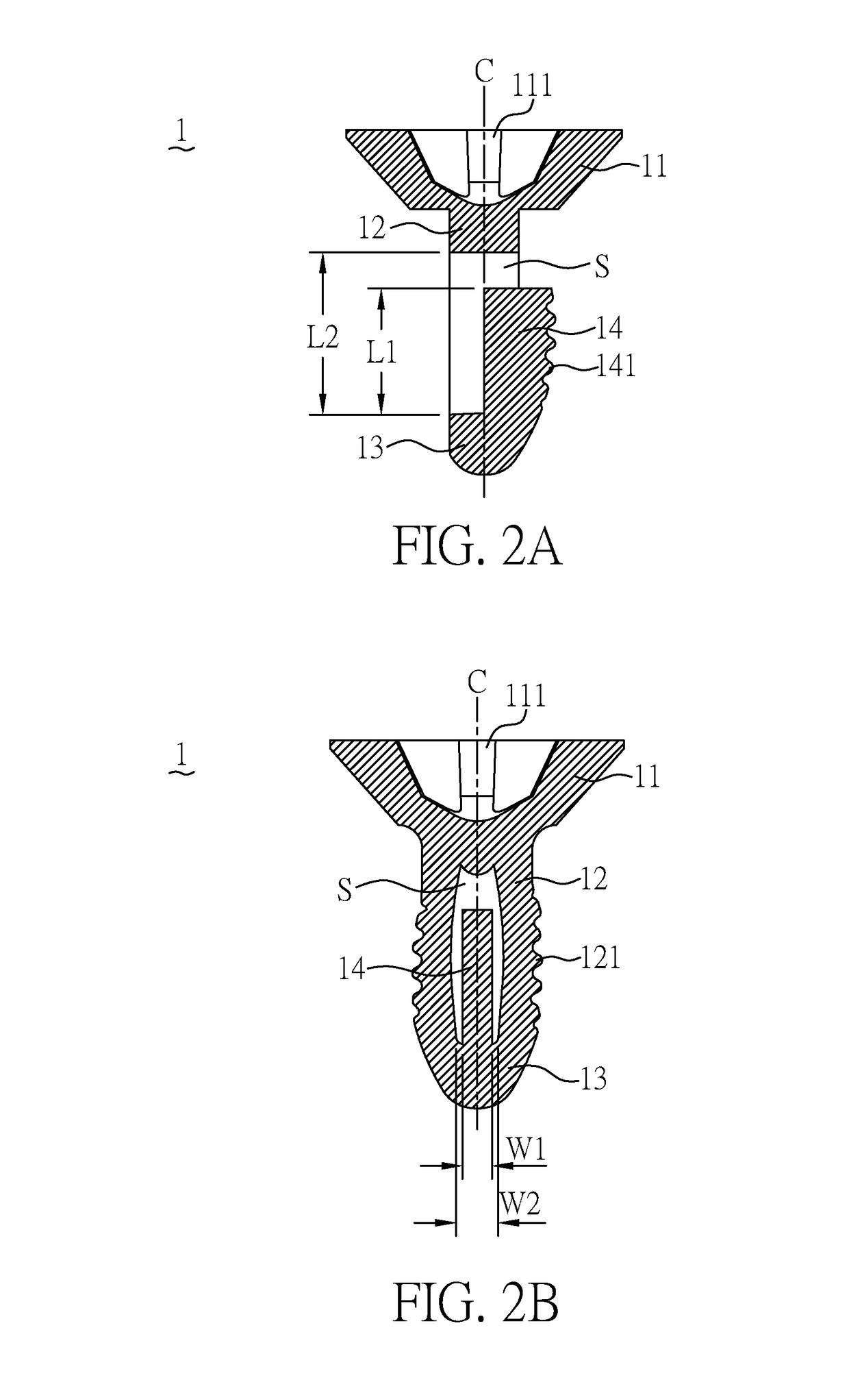 Pressing-type screw