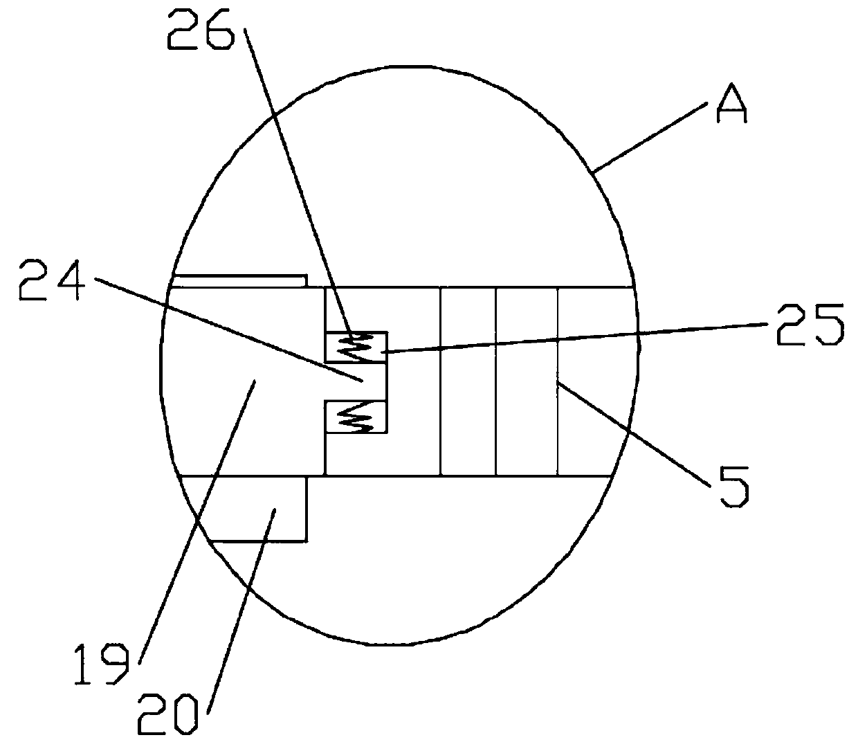 An agricultural planting seed screening device capable of conveniently and quickly discharging residues