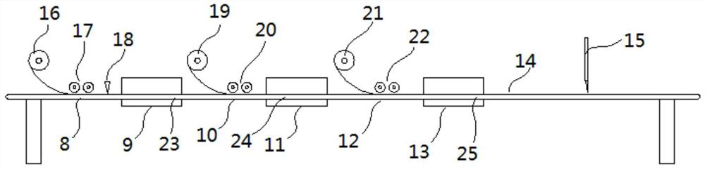 A mirror glass steel plate, its preparation device and its preparation method