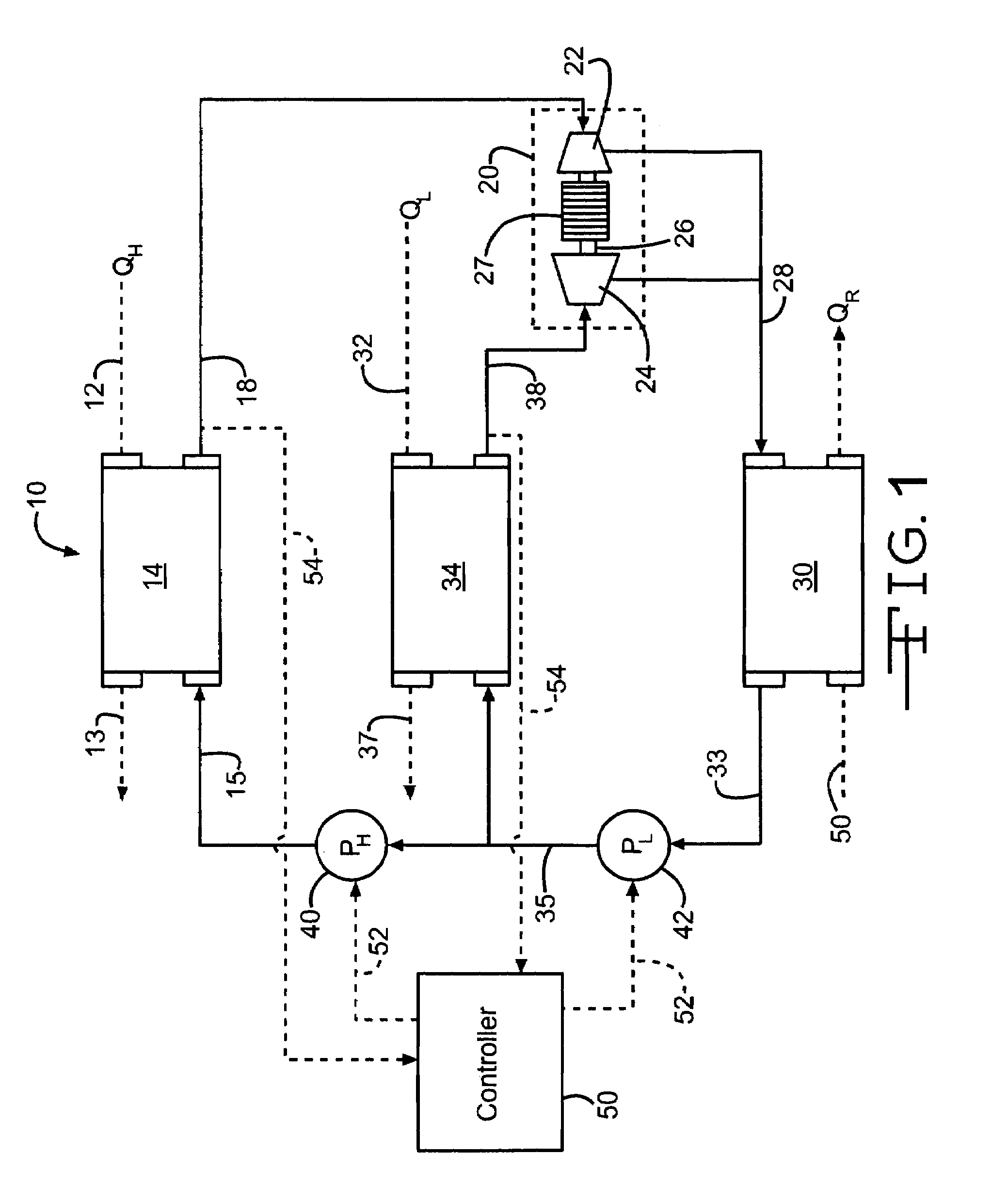 Energy recovery system using an organic rankine cycle