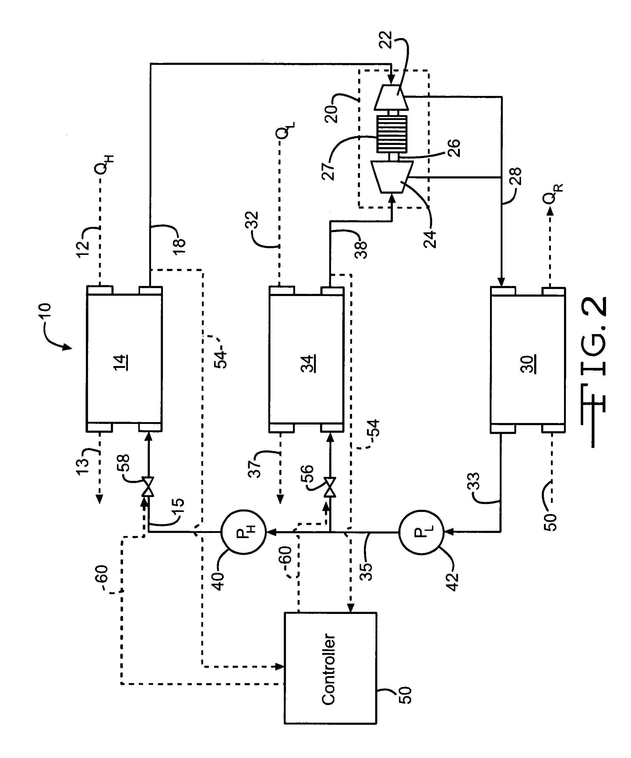 Energy recovery system using an organic rankine cycle