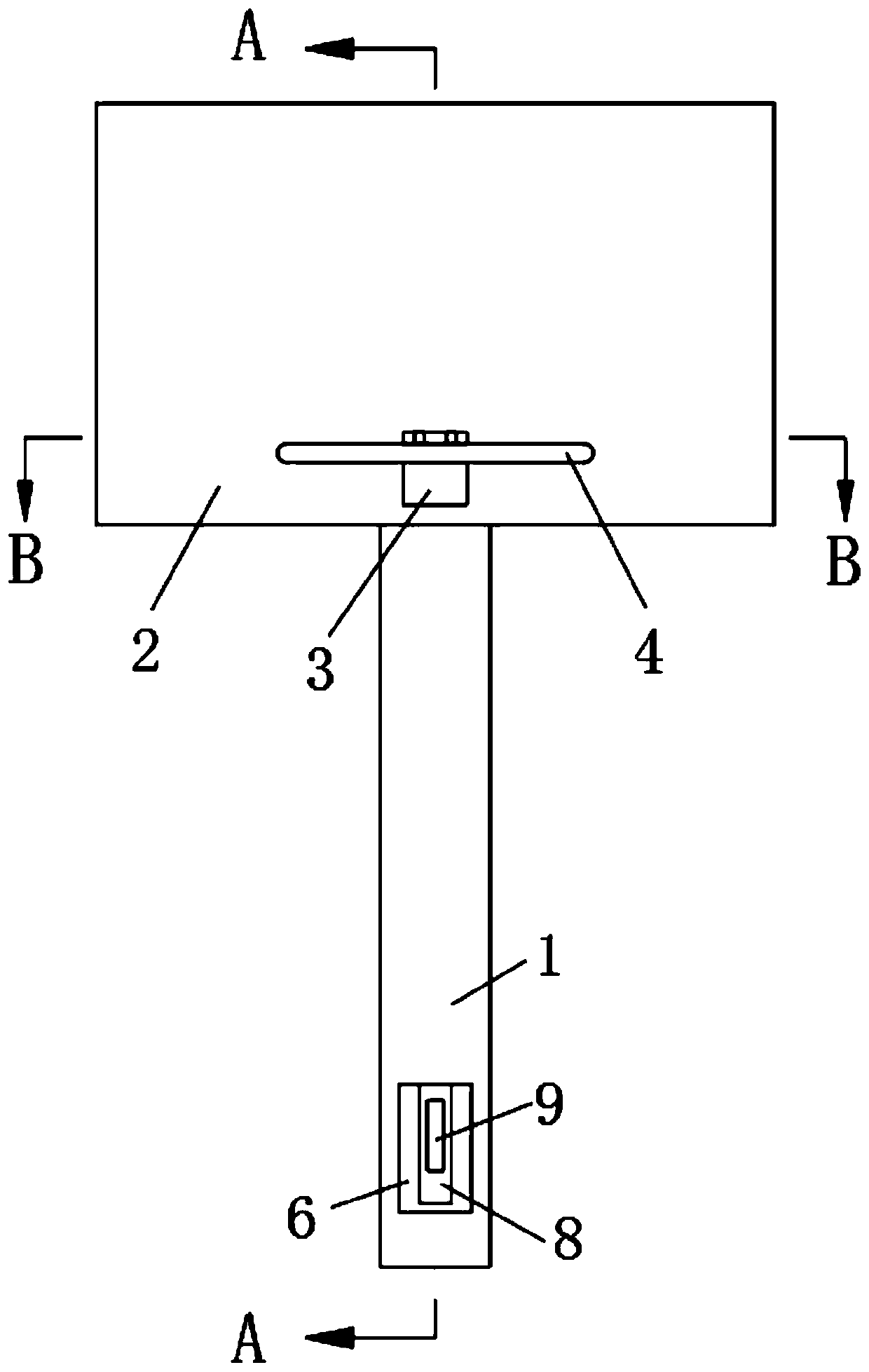 A basketball hoop with a movable ball frame to prevent ball jamming and its use method