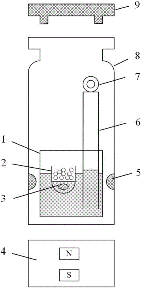 Super-miniature reactor for GC-MS headspace sampling qualitative analysis