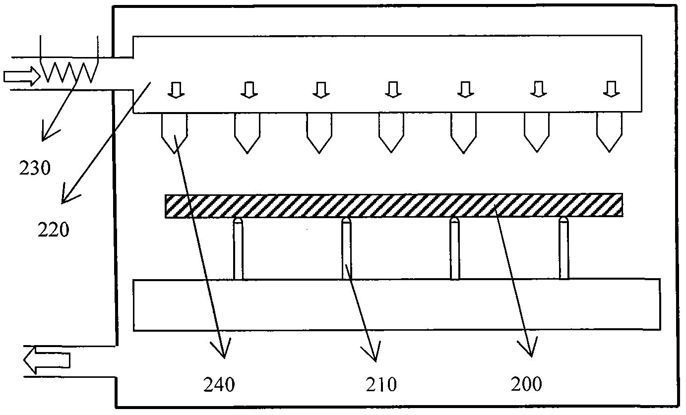 Alignment film drying device and method