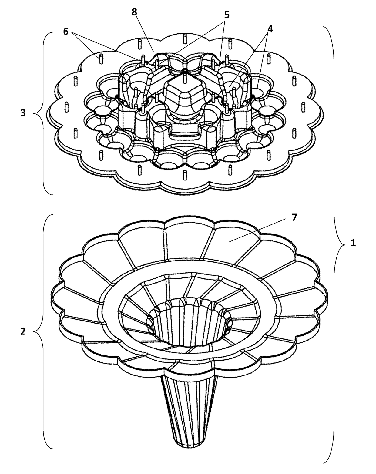 Holder for sweets