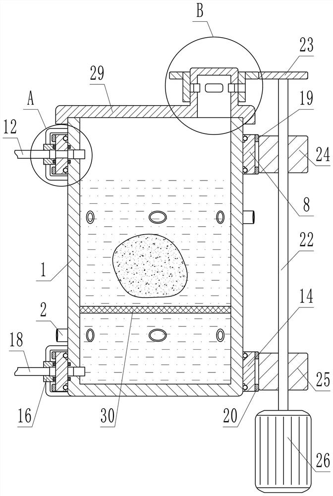 Bone specimen decalcification post-treatment device