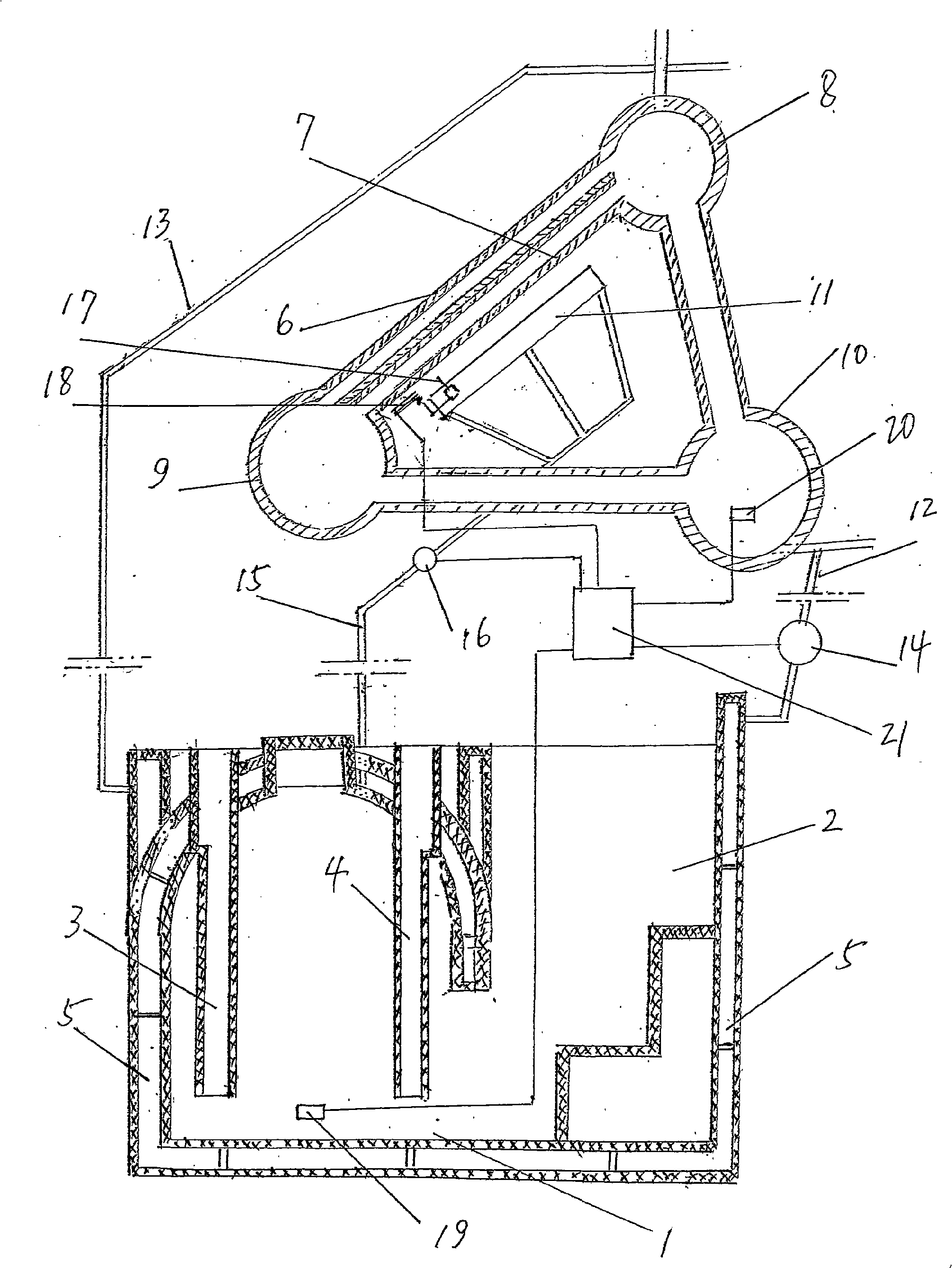 Solar constant temperature fermentation methane tank