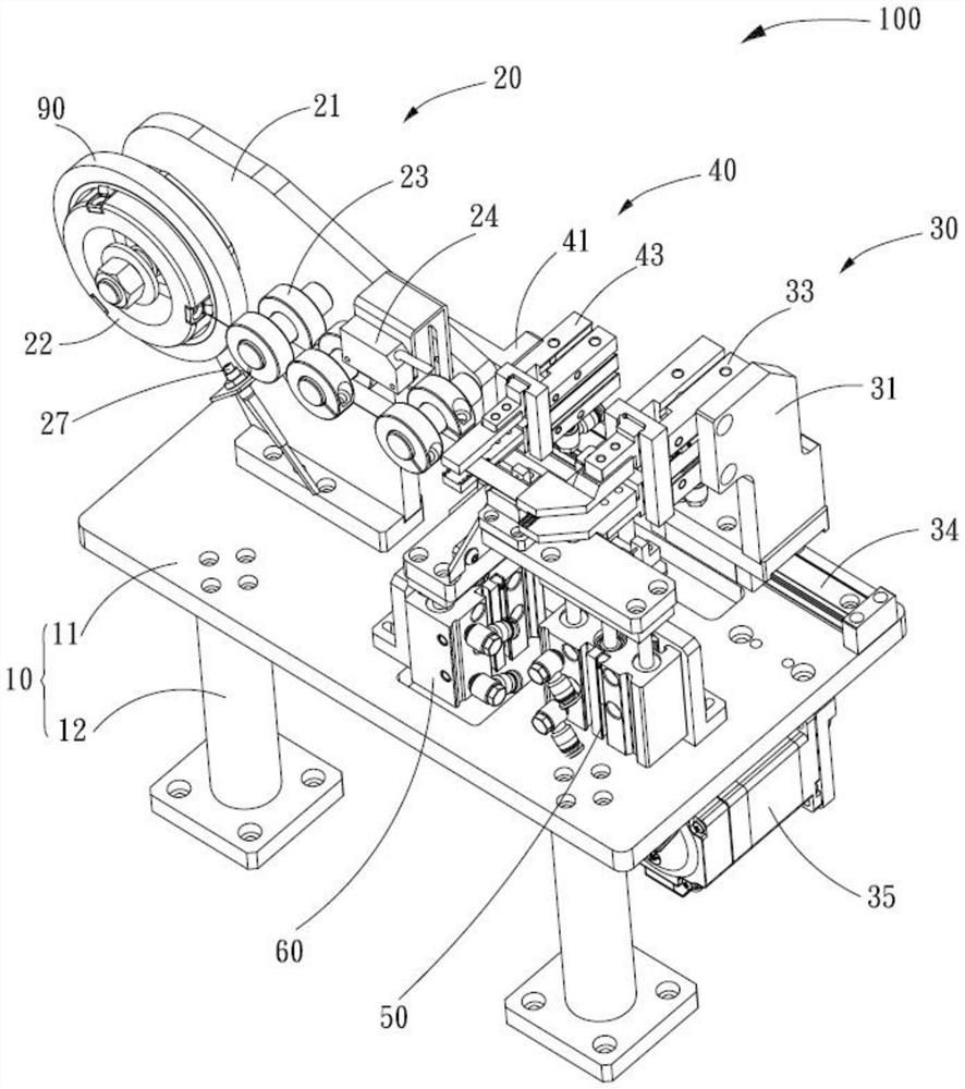 Full-automatic adhesive tape stripping device